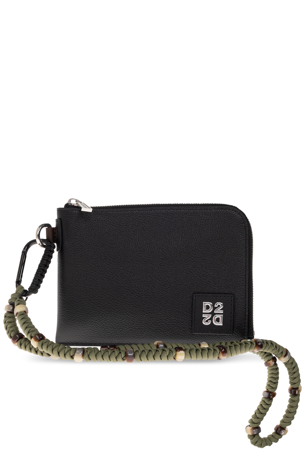 Dsquared2 Leather Pouch with Detachable Strap by Dsquared2 | Men's